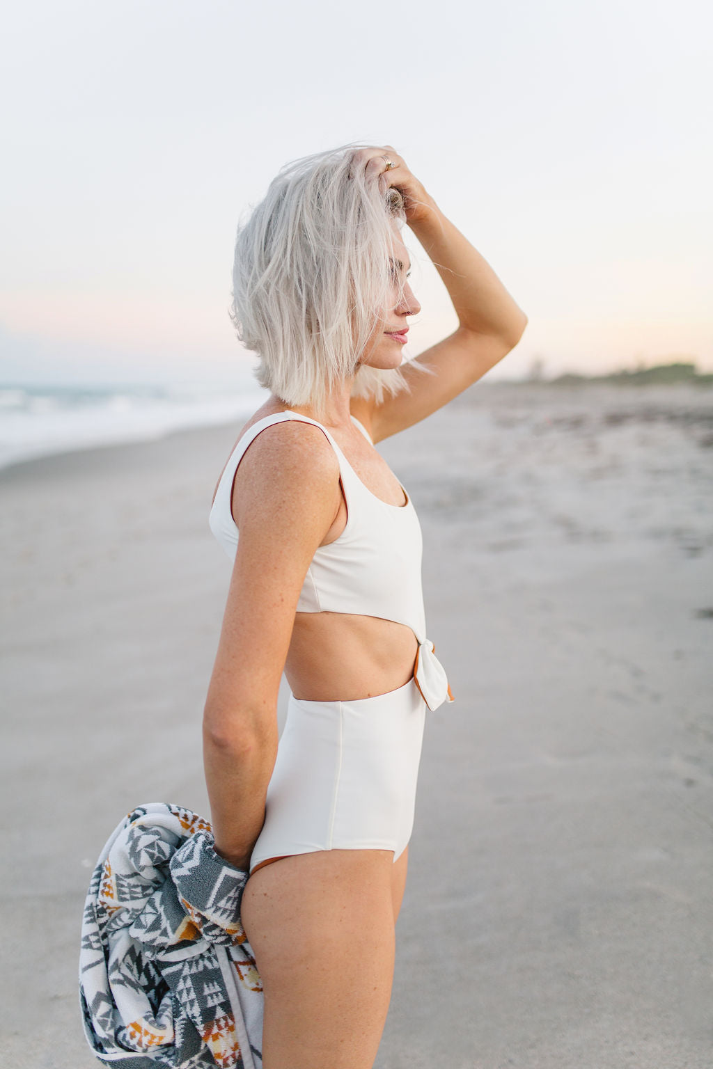 the CLAIRE ivory - Swimwear – Raising Wild