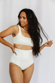 HANNAH Bottom Waffle White